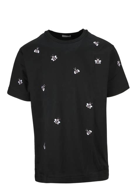 dior t-shirt with bee embroidery|T.